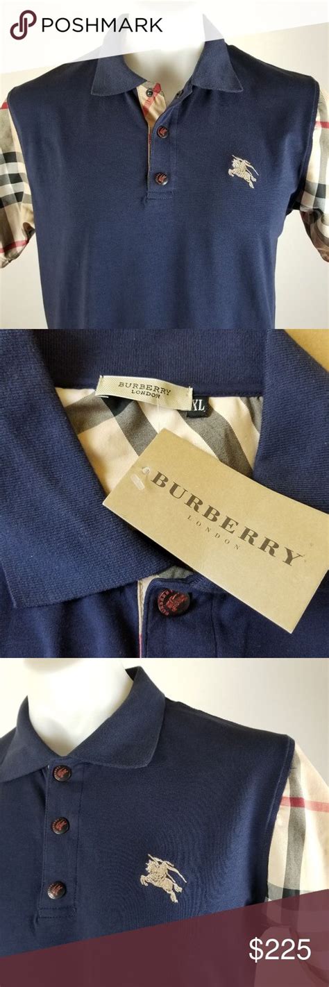 authentic Burberry polo labels